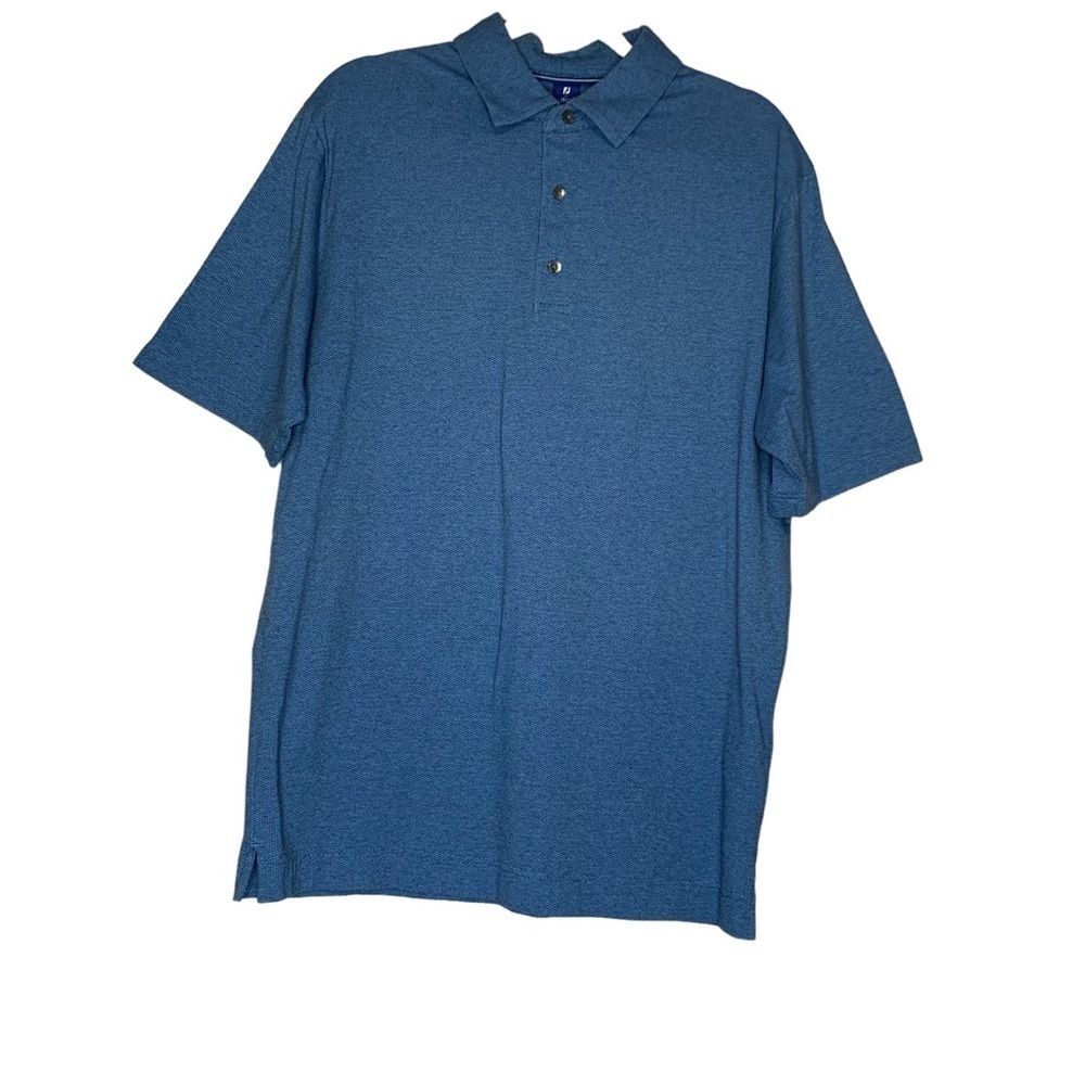 FootJoy 1857 blue‎ short sleeve polo shirt. Size M